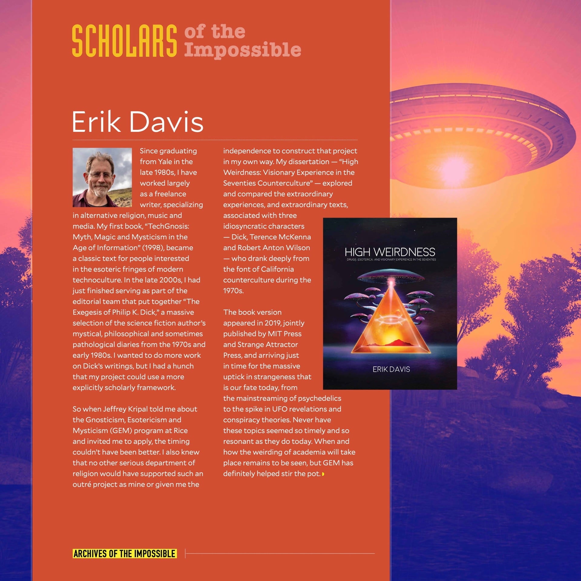 Poster for Erik Davis