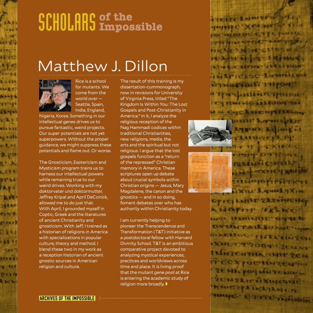 Poster for Matthew Dillon