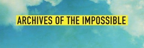 promo image text on background for Archives of the Impossible